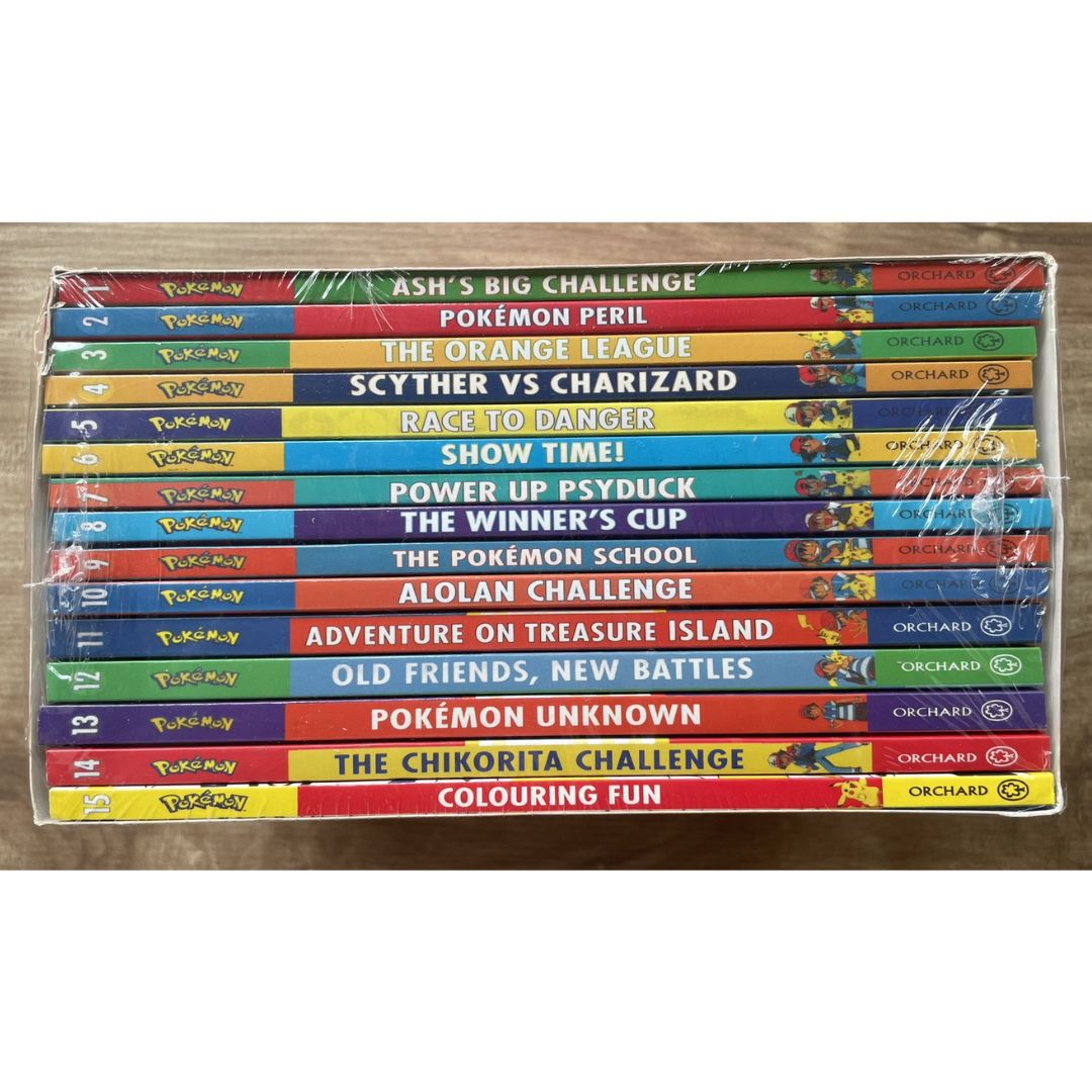 Pokemon (15 softcover books) box set - BOX with SLIGHT DENTS