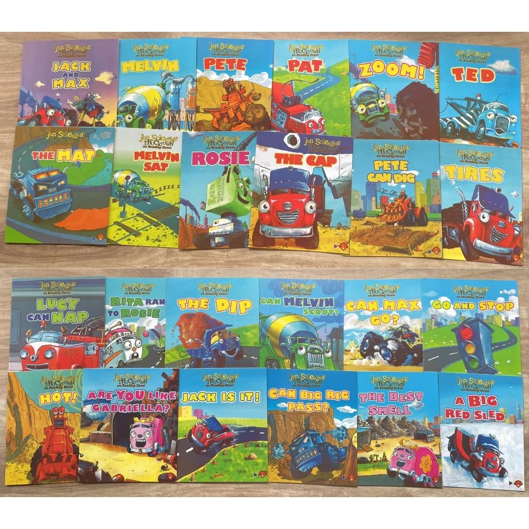 Jon Scieszka's Trucktown on Reading Street (36 books) brand new softcover, no box