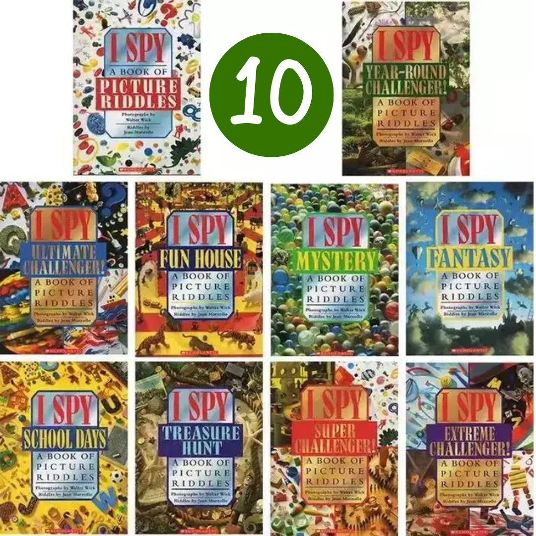 I Spy The Ultimate Collection (10 books) brand new softcover - Box with slight dents (Books no damage.)
