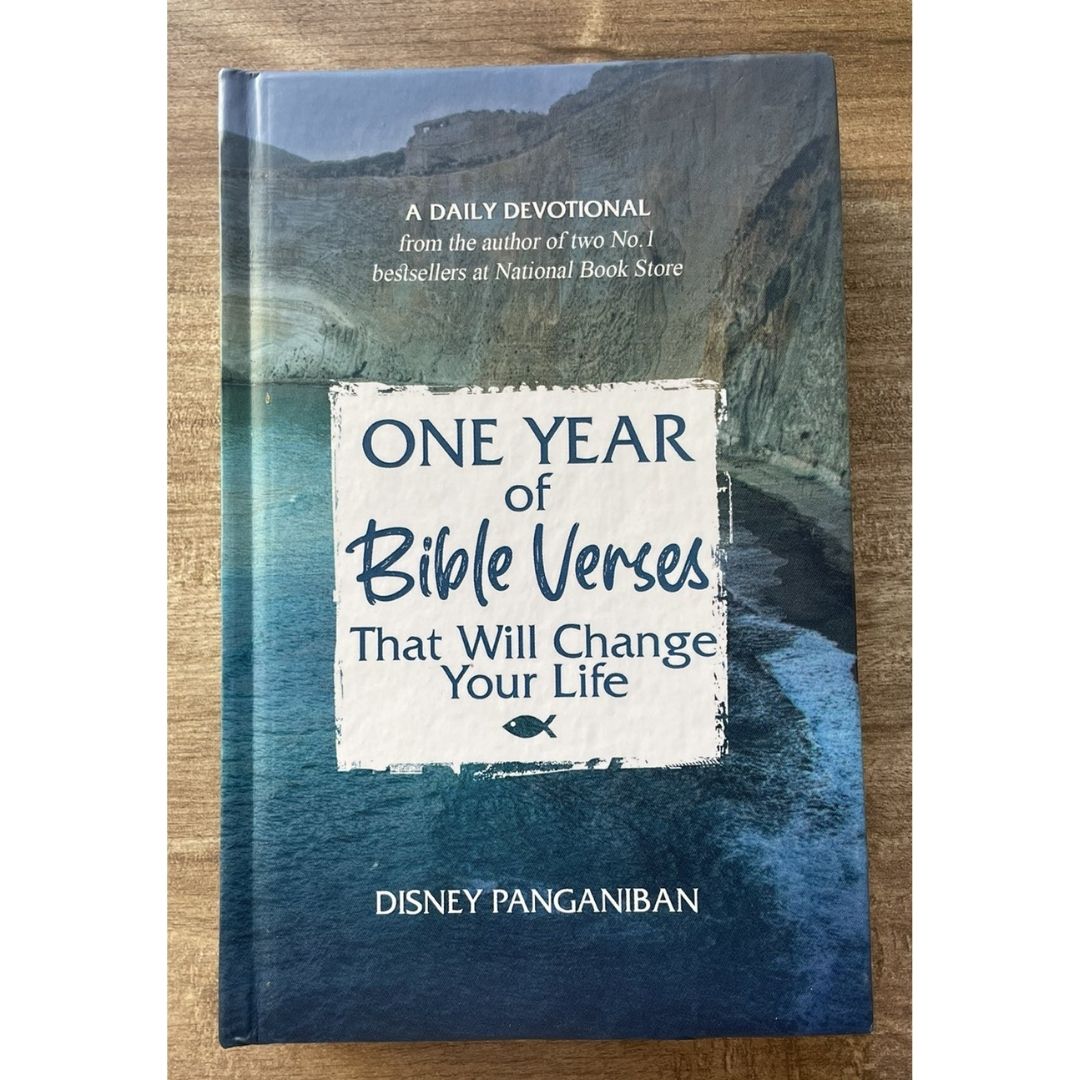 One Year of Bible Verses That Will Change Your Life (by Disney Panganiban) devotional, brand new hardcover