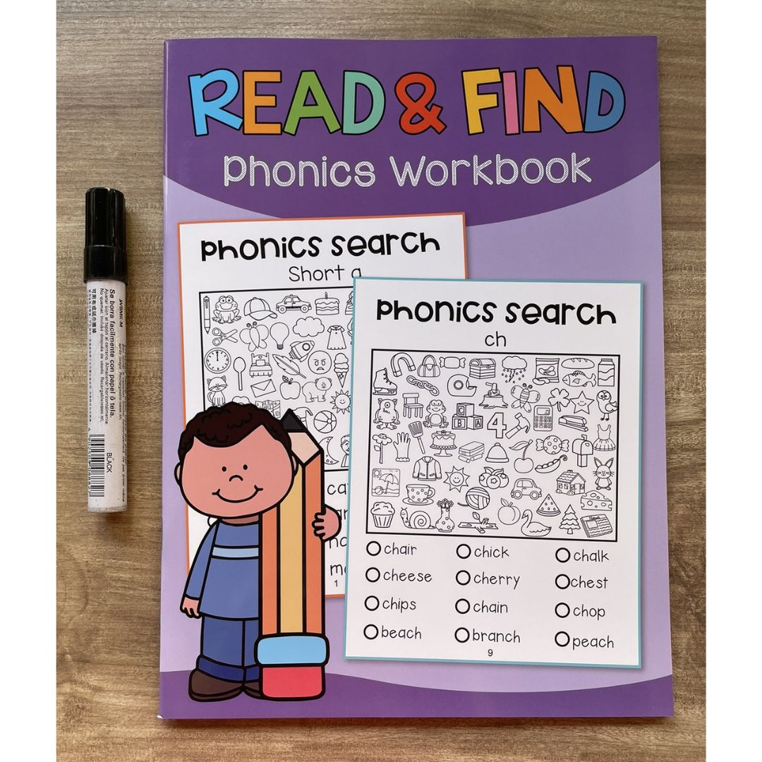 Read and Find Phonics Workbook (Phonics Search) brand new softcover