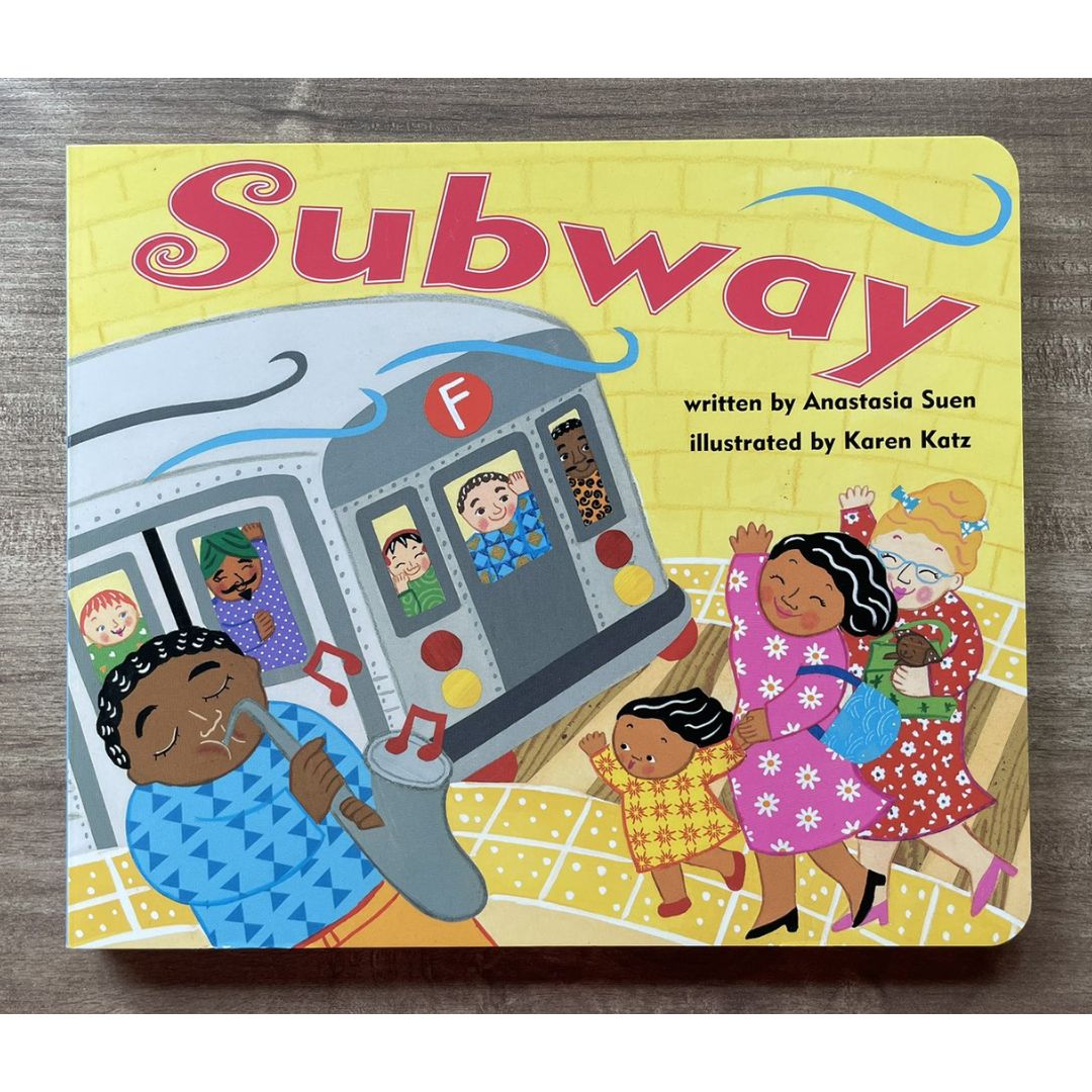 Subway (board book) by Anastasia Suen and Karen Katz - brand new, with SLIGHT DENTS on book cover