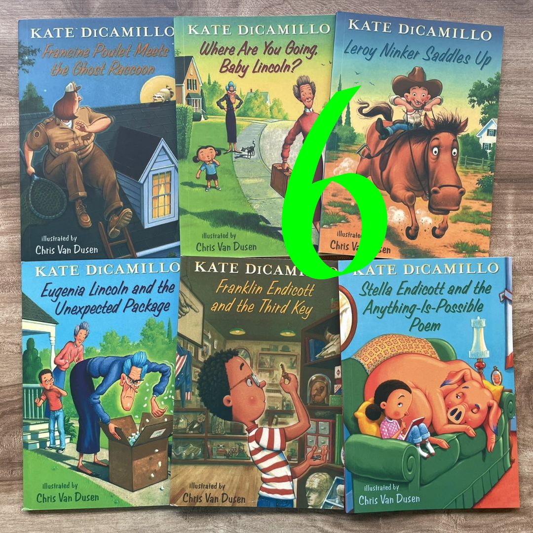 Tales from Deckawoo Drive (6 books) brand new softcover, NO box, with slight dents and tears on the book cover