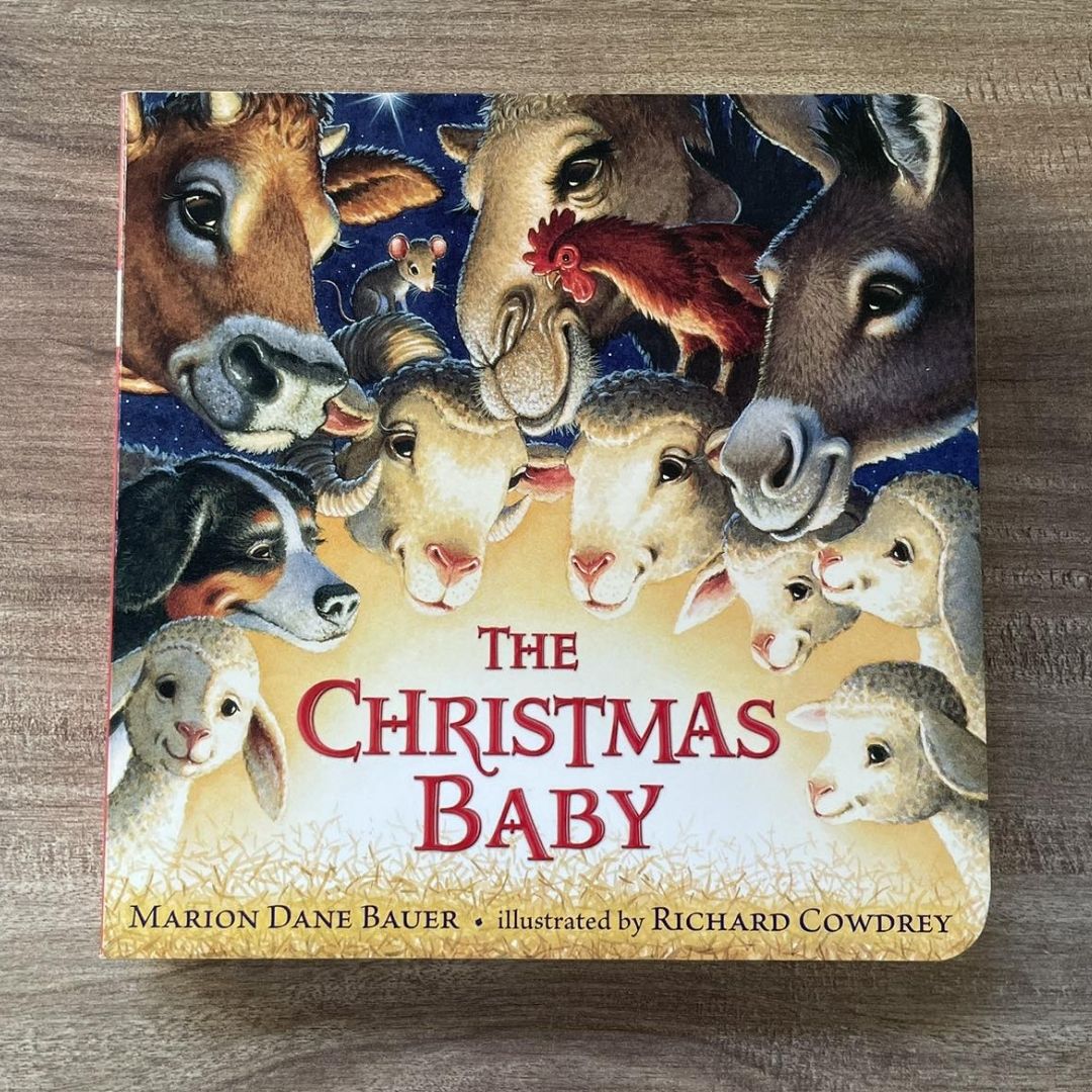 The Christmas Baby (brand new Board Book) with SLIGHT DENTS on book cover