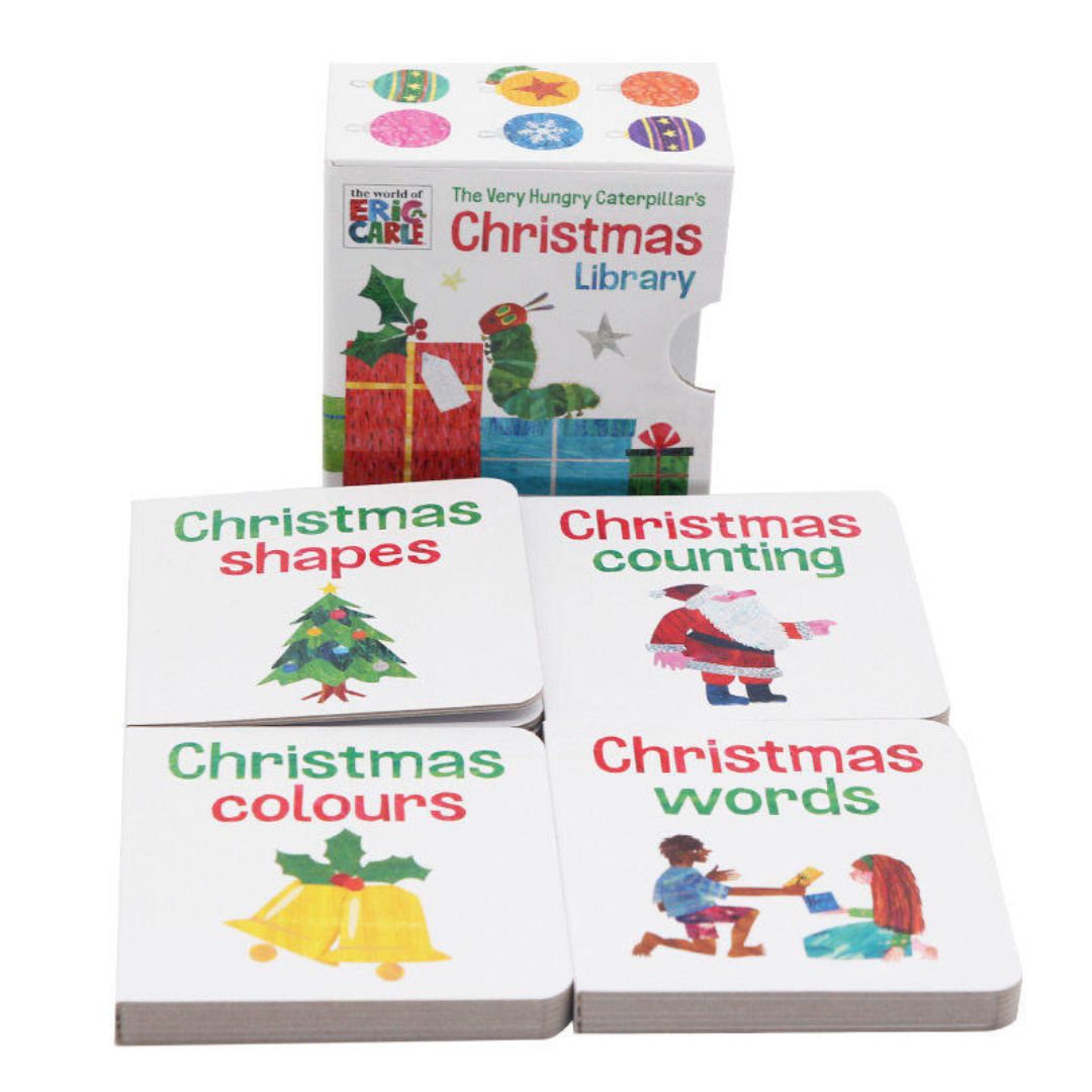 Eric Carle - Very Hungry Caterpillar's CHRISTMAS Little Library (4 - mini board books)