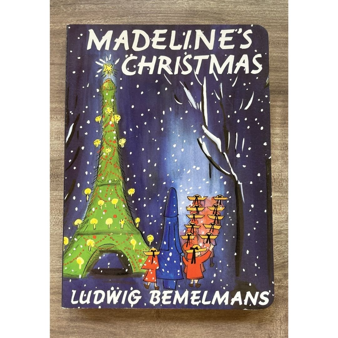 Madeline's Christmas (brand new Board book, with SLIGHT DENTS and DIRT on book cover)