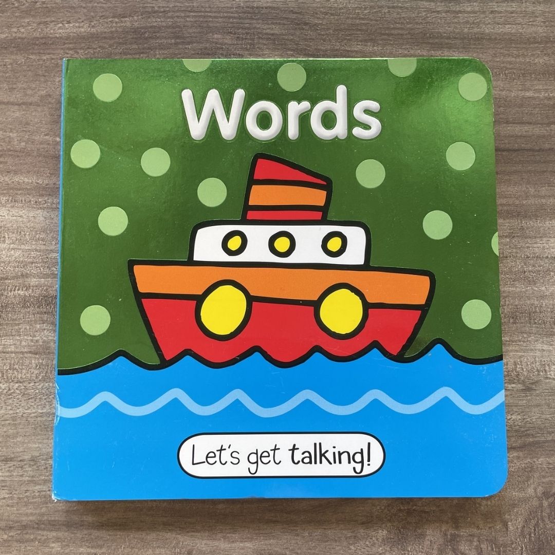 Words (Let's Get Talking) brand new Board book, with SLIGHT DENTS on book cover