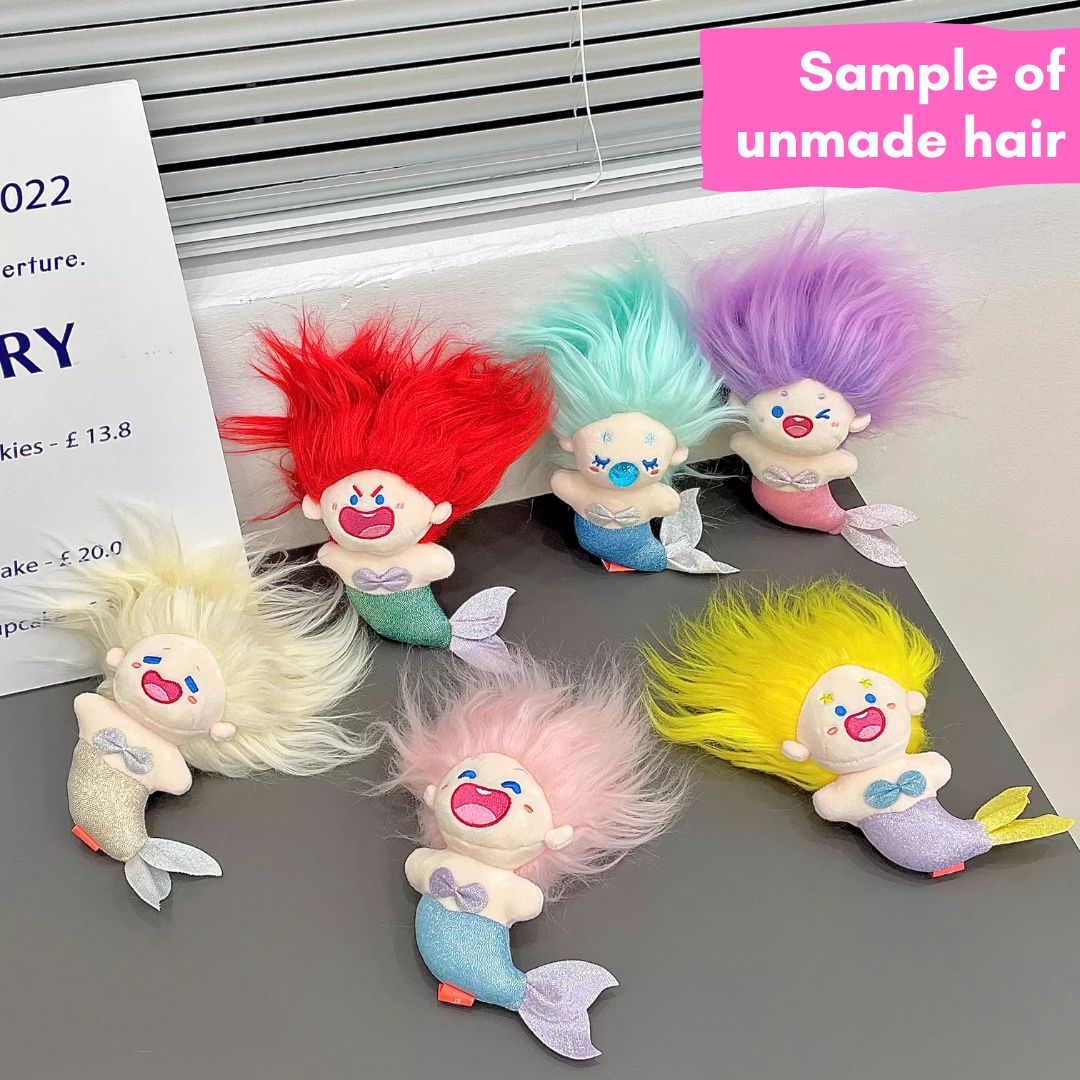 Mermaid Keychain (with hair clips) (SINGLES)