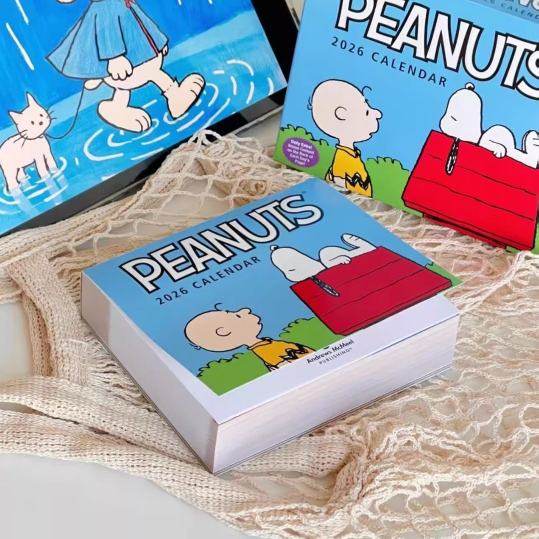 2026 Snoopy Daily Desk Calendar | One Page Per Day | 365 Pages | Tear-Off Comic Calendar | Desktop Display (brand new)