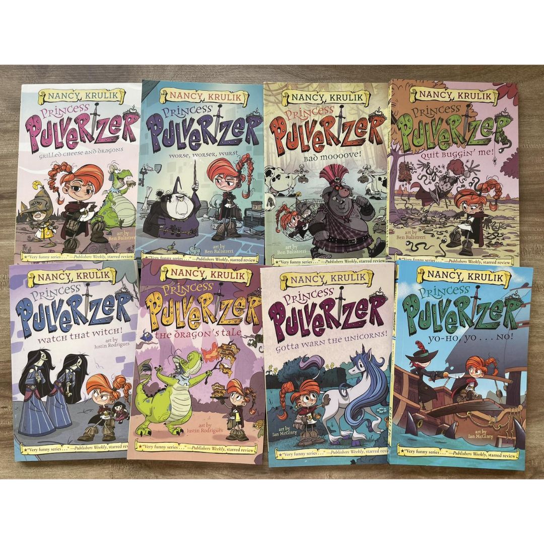 Princess Pulverizer (8 books) brand new softcover, no box
