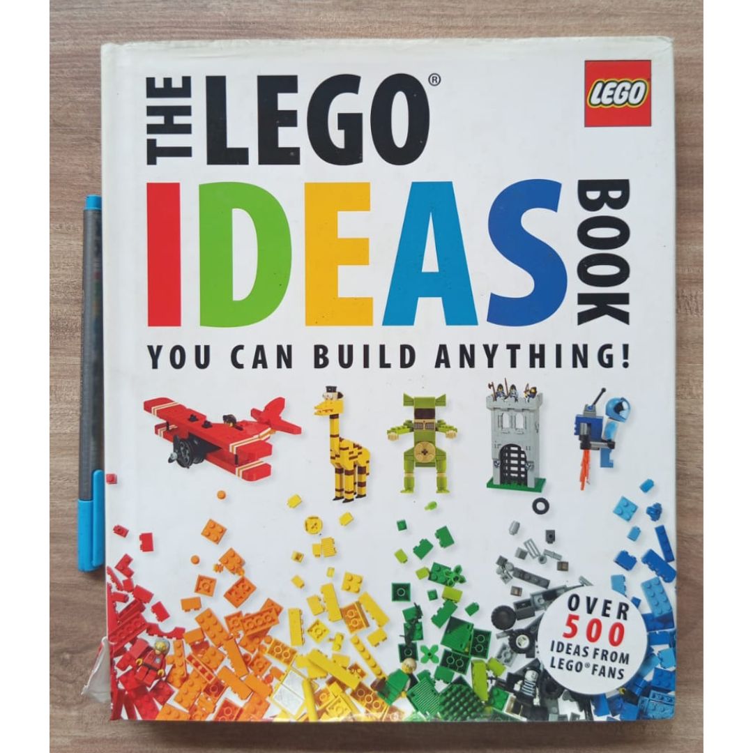 The LEGO Ideas Book (USED book, hardcover, with slight tears and dents on book cover)