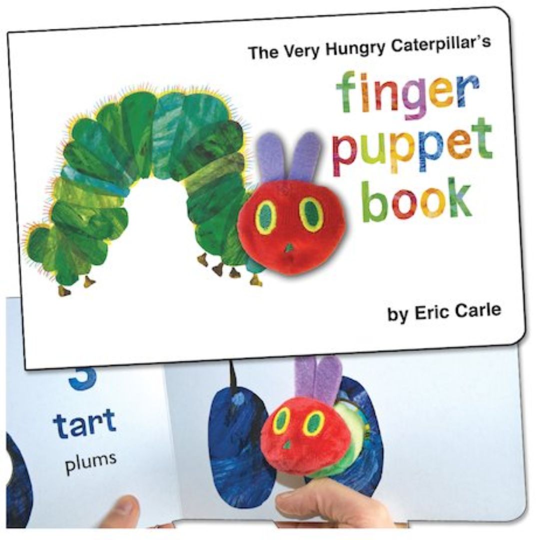 The Very Hungry Caterpillar's Finger Puppet Book by Eric Carle (brand new Counting board book)