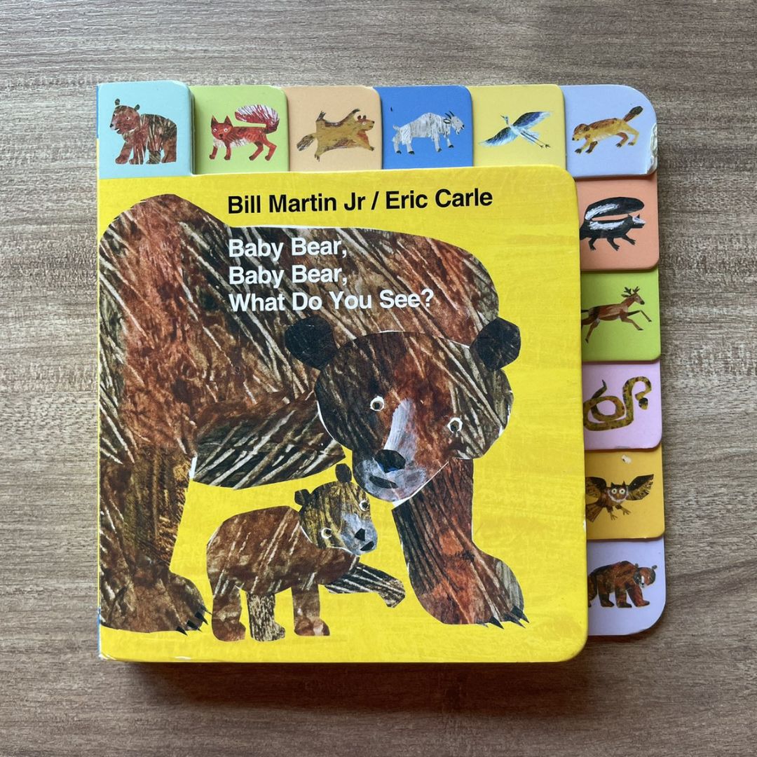Mini Tab: Baby Bear, Baby Bear, What Do You See? (by Bill Martin Jr / Eric Carle) (Board Book) - brand new, with SLIGHT DENTS/FOLDS