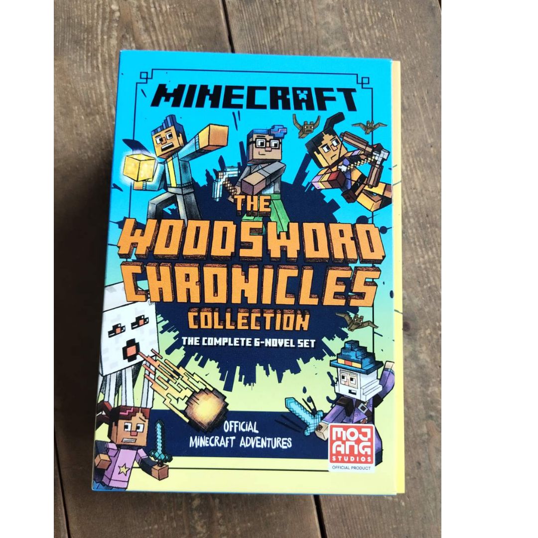 Minecraft: Deep Dive, Minecraft Woodsword Chronicles Collection (6 books) (BOX SET with SLIGHT FOLDS)