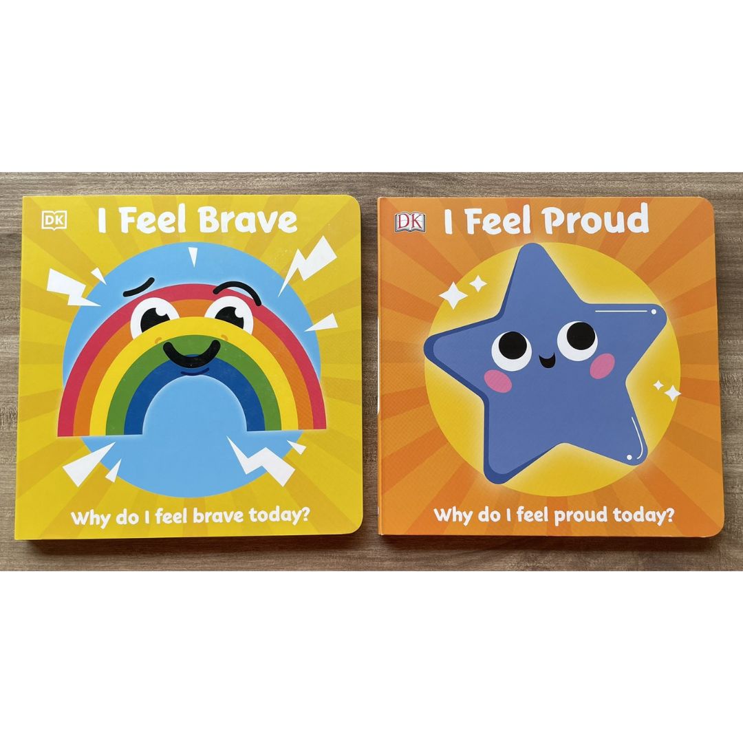I Feel Brave // I Feel Proud (DK First Emotions) (SINGLES, brand new Board Book)