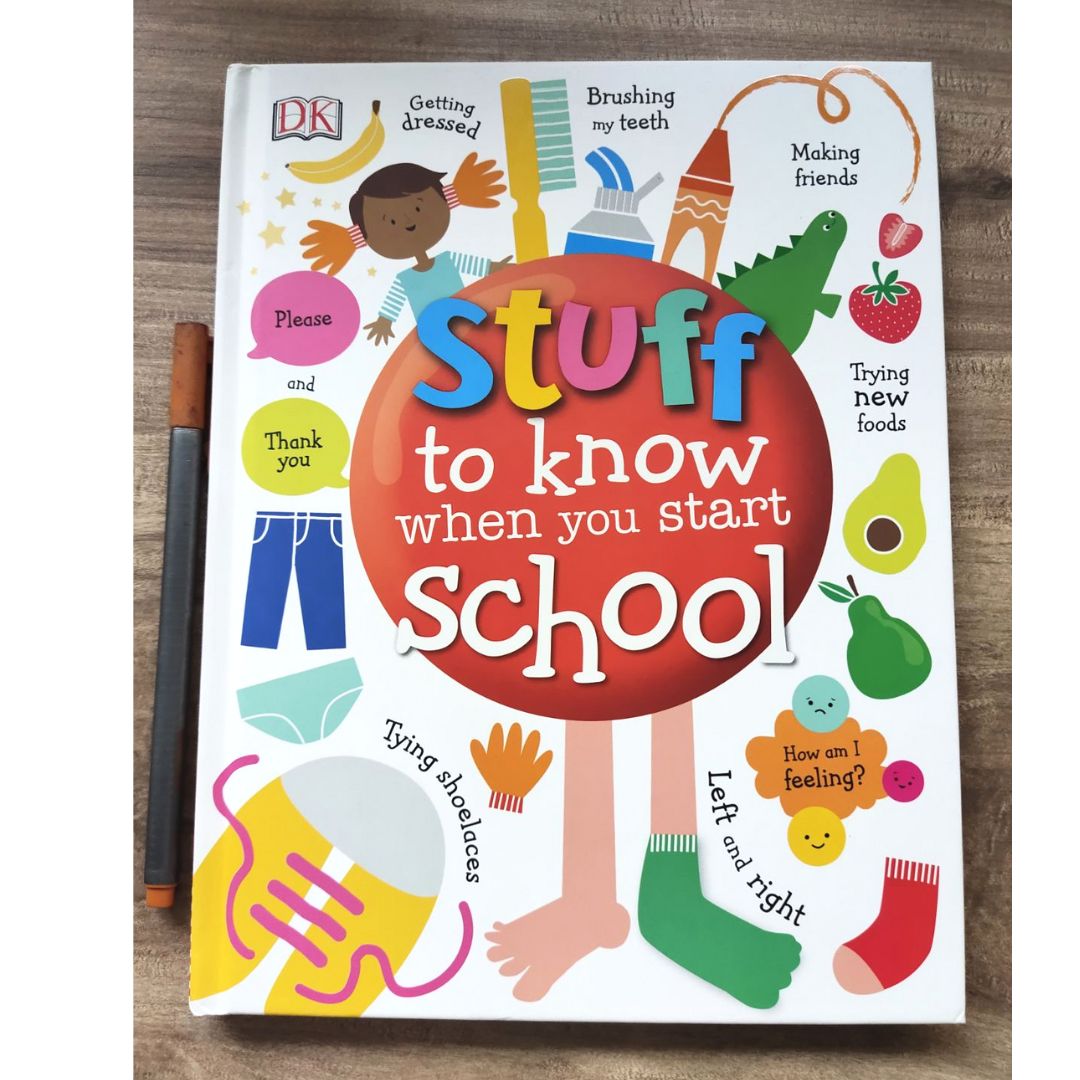 Stuff to Know When You Start School by DK (brand new Hardcover) with SLIGHT DENTS on book cover