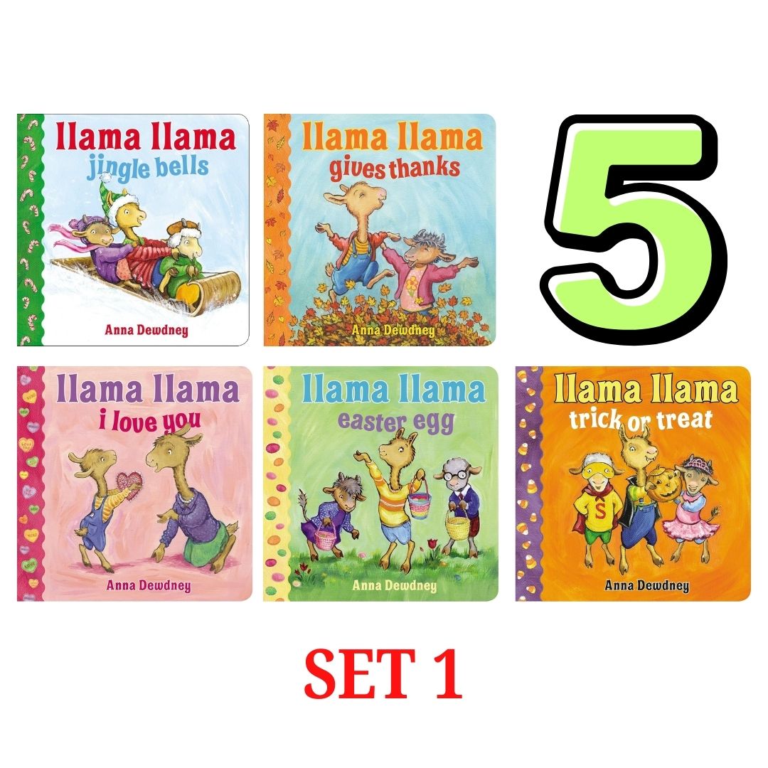 Llama Llama by Anna Dewdney (5 pcs. Board Books) (brand new, no box)
