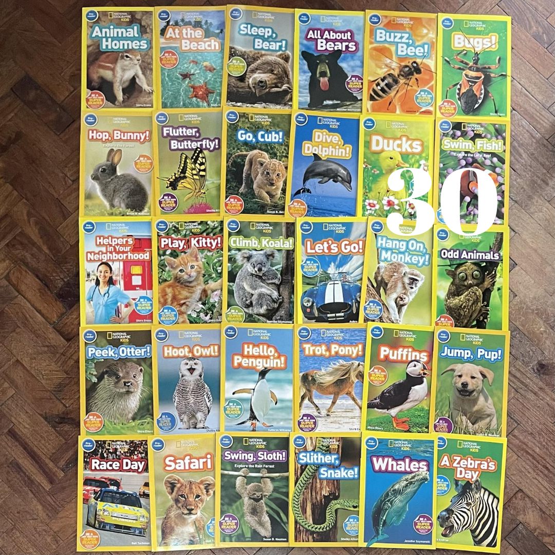 PRE-READER: NATGEO National Geographic Books for Kids (30 books)