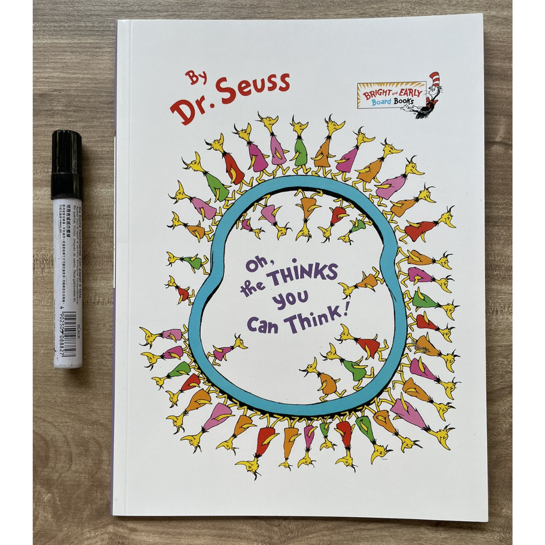 Dr Seuss paperbacks (PLS CHOOSE A TITLE) Oh the Places You'll Go / Fox in Socks / Green Eggs and Ham / Oh the Thinks You Can Think / One Fish Two Fish / Scrambled Eggs Super / Sleep Book / Ten Apples Up On Top / The Alphabet Book / Wacky Wednesday