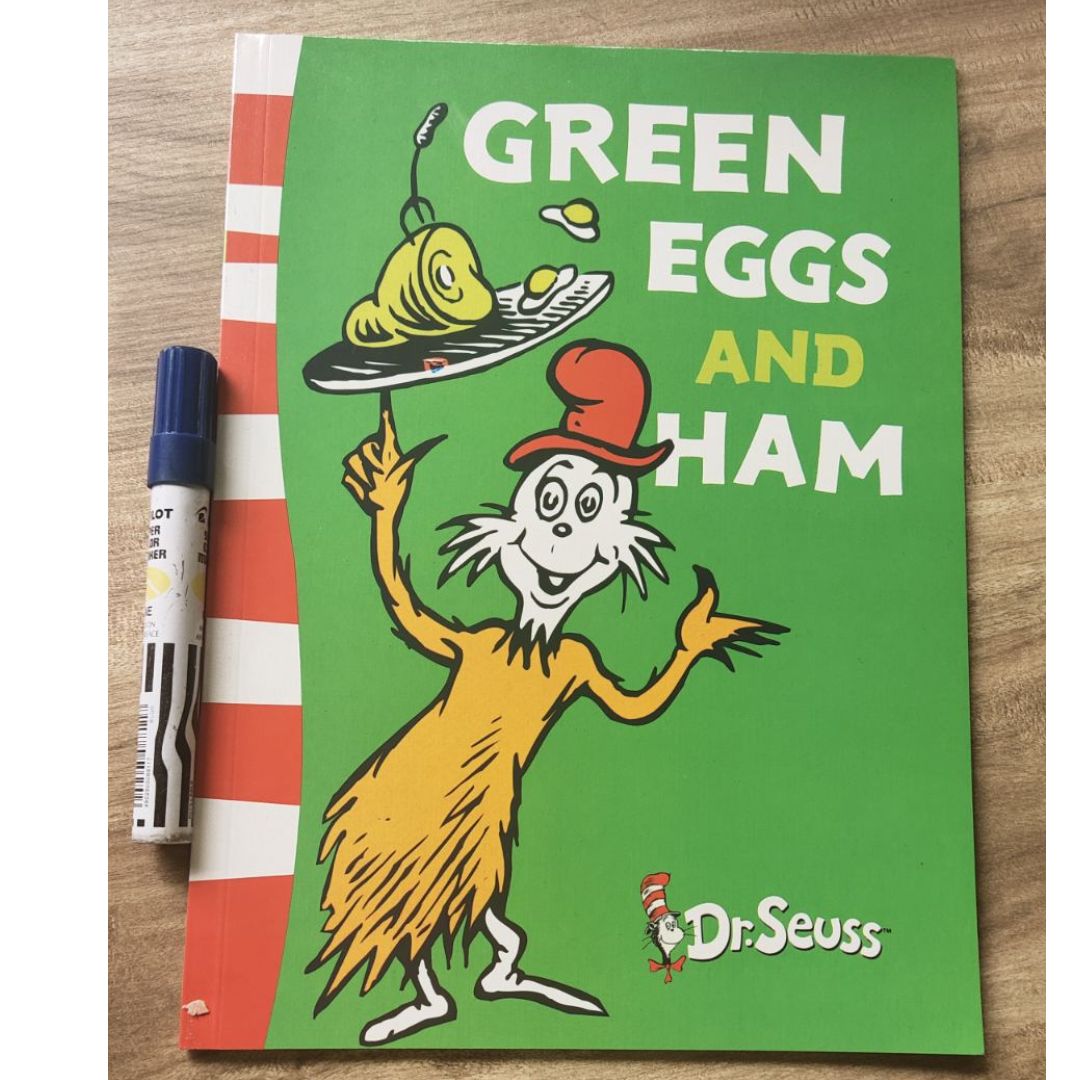 Dr Seuss paperbacks (PLS CHOOSE A TITLE) Oh the Places You'll Go / Fox in Socks / Green Eggs and Ham / Oh the Thinks You Can Think / One Fish Two Fish / Scrambled Eggs Super / Sleep Book / Ten Apples Up On Top / The Alphabet Book / Wacky Wednesday