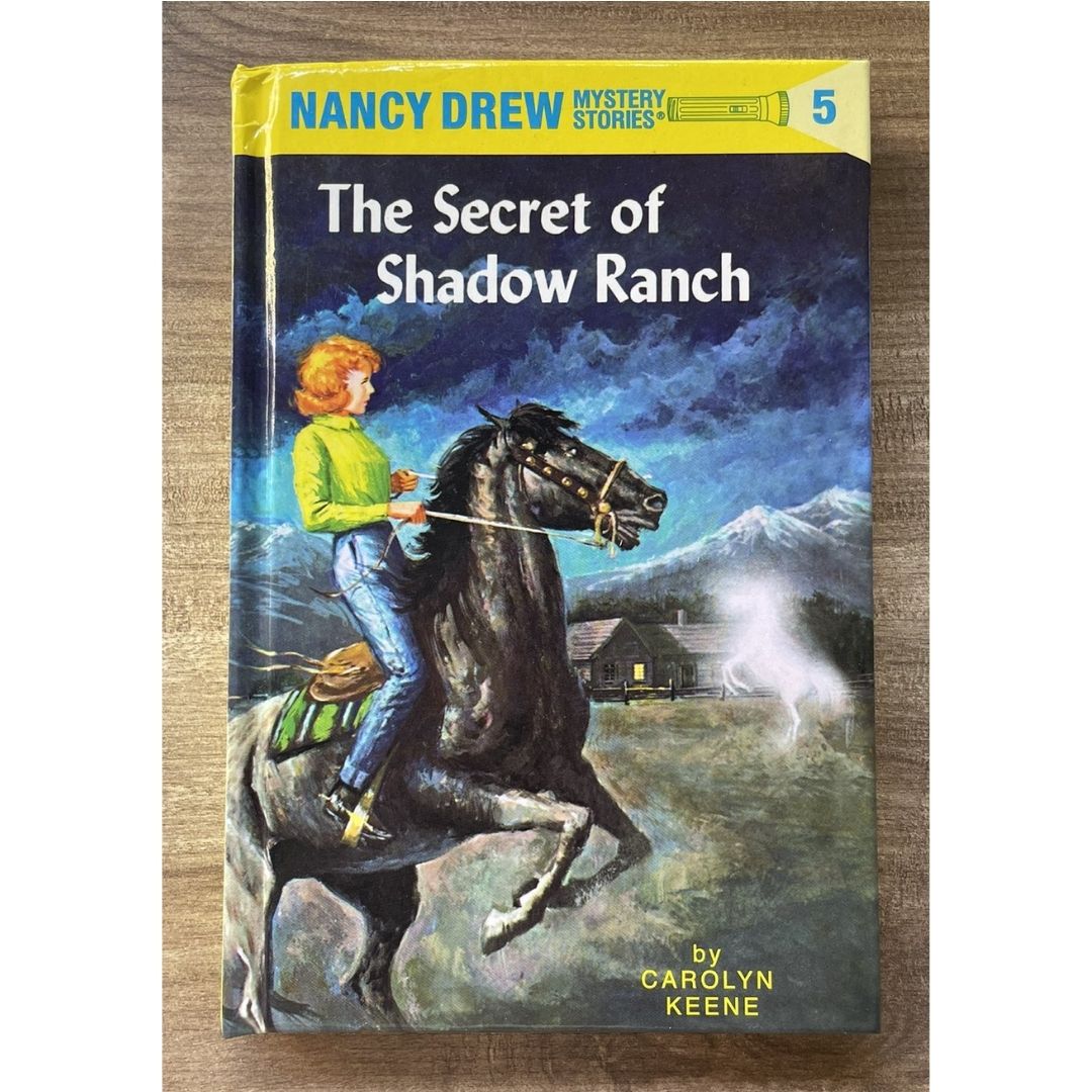 Nancy Drew Mystery Story #5: The Secret of Shadow Ranch (brand new Hardcover, with SLIGHT DENTS on book cover)