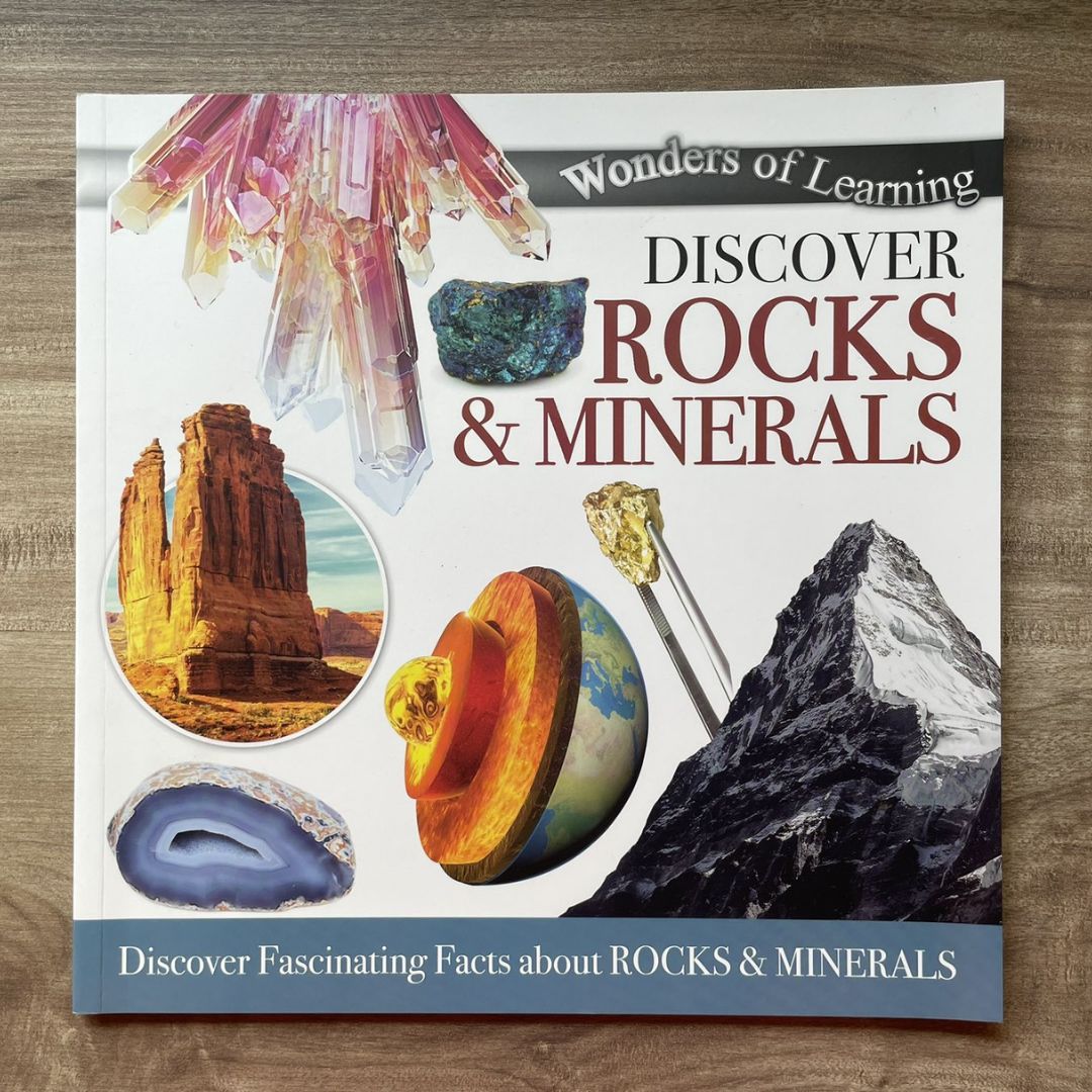 Wonders of Learning: Discover ROCKS AND MINERALS (brand new SOFTCOVER)