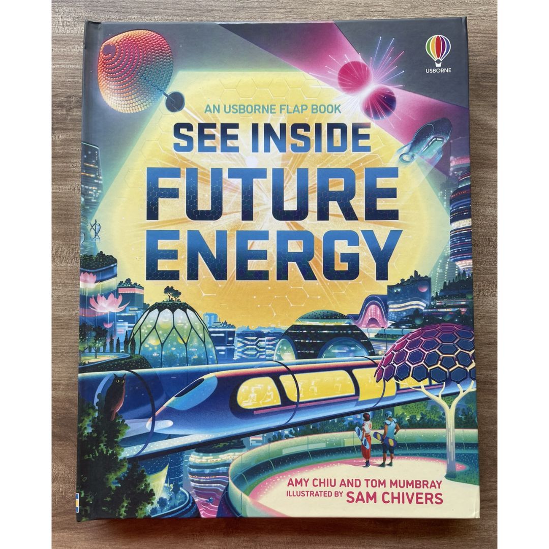 Usborne SEE INSIDE Future Energy (brand new Board Book, with SLIGHT DENTS on book cover)
