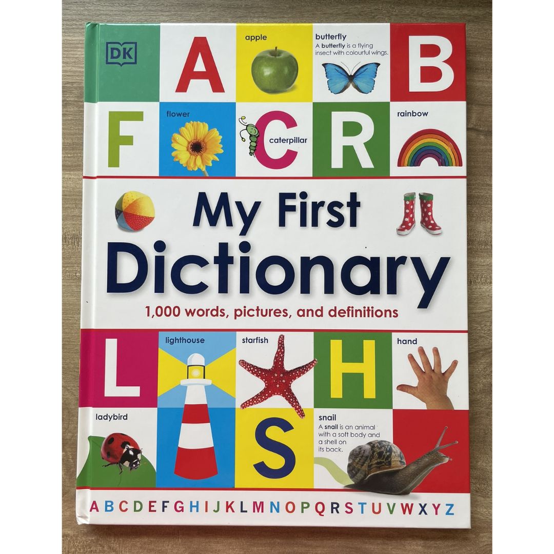 DK My First Dictionary: 1000 Words, Pictures and Definitions (brand new Hardcover) - with SLIGHT DENTS on book cover