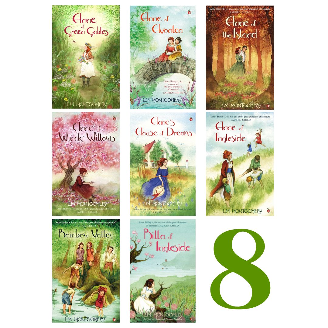 The Complete Anne of Green Gables Collection Box Set (8 books) softcover