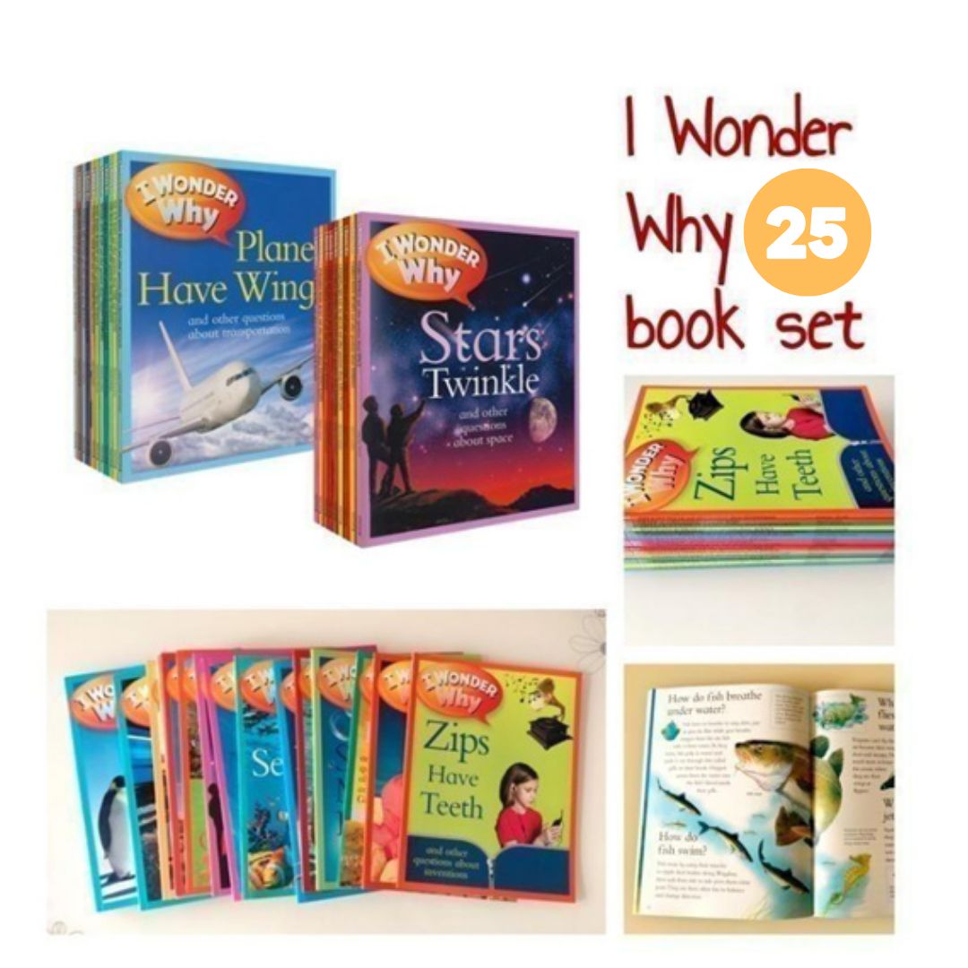I WONDER WHY series (25 books) softcover, no box
