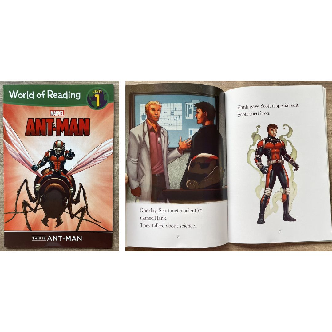 [With damage on some book pages, pls. see photos] World of Reading AVENGERS (17 books) (brand new softcover, no box) - Thor Iron Man Spiderman Hulk Captain America etc