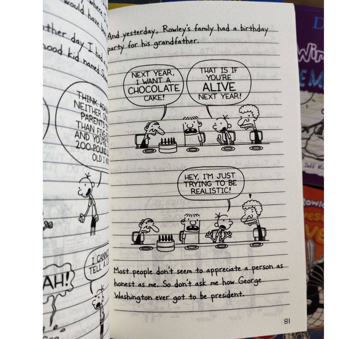 Diary of a Wimpy Kid (singles, brand new softcover, 7.4 x 4.8 inches each book)