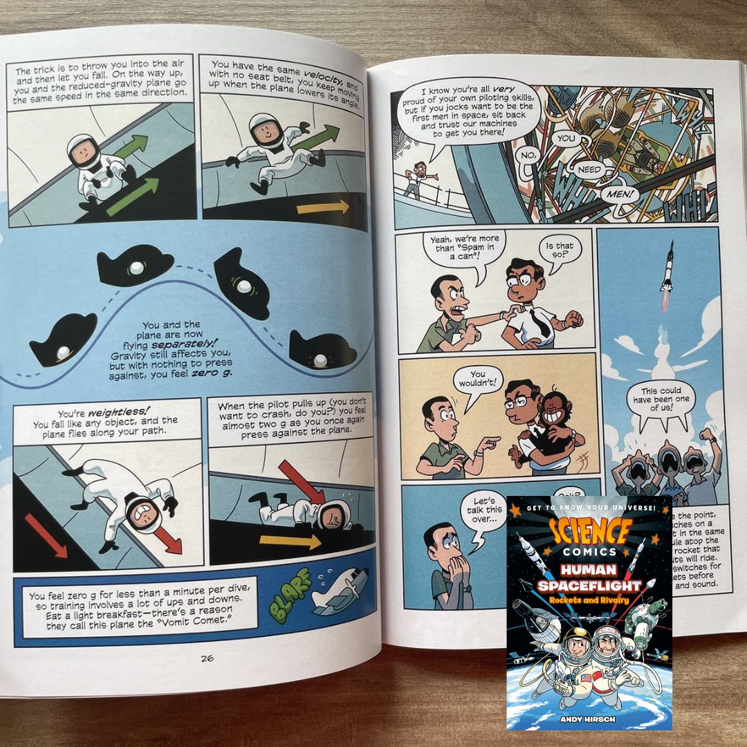 Science Comics (SINGLES, brand new softcover, w/ SLIGHT FOLDS) Computers / Deep Sea Creatures / Human Spaceflight