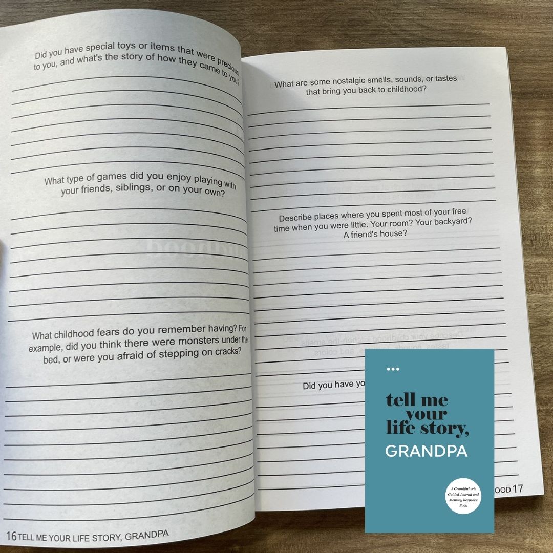 I Want to Hear Your Story: Dad Mom Grandmother Grandpa Guided Journal to Share His / Her Life & Love (Hear Your Story Books) (Paperback) (With SLIGHT FOLDS on book cover)
