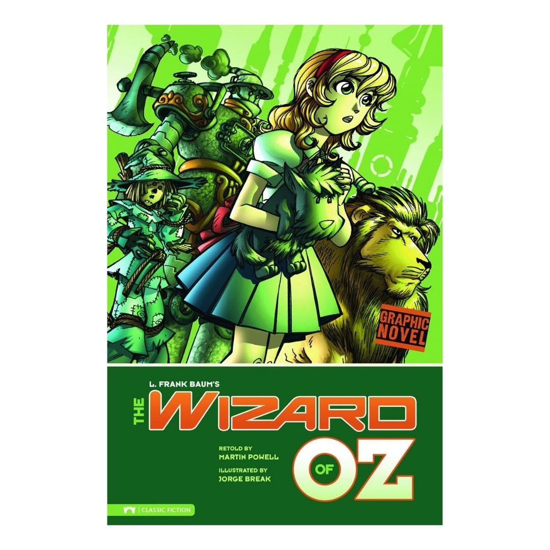 Classic Fiction Graphic Novel (SINGLES) (Alice in Wonderland / Gulliver's Travels / The Hunchback of Notre Dame / The Wizard of Oz) brand new softcover, with SLIGHT TEARS/DENTS/FOLDS on book cover