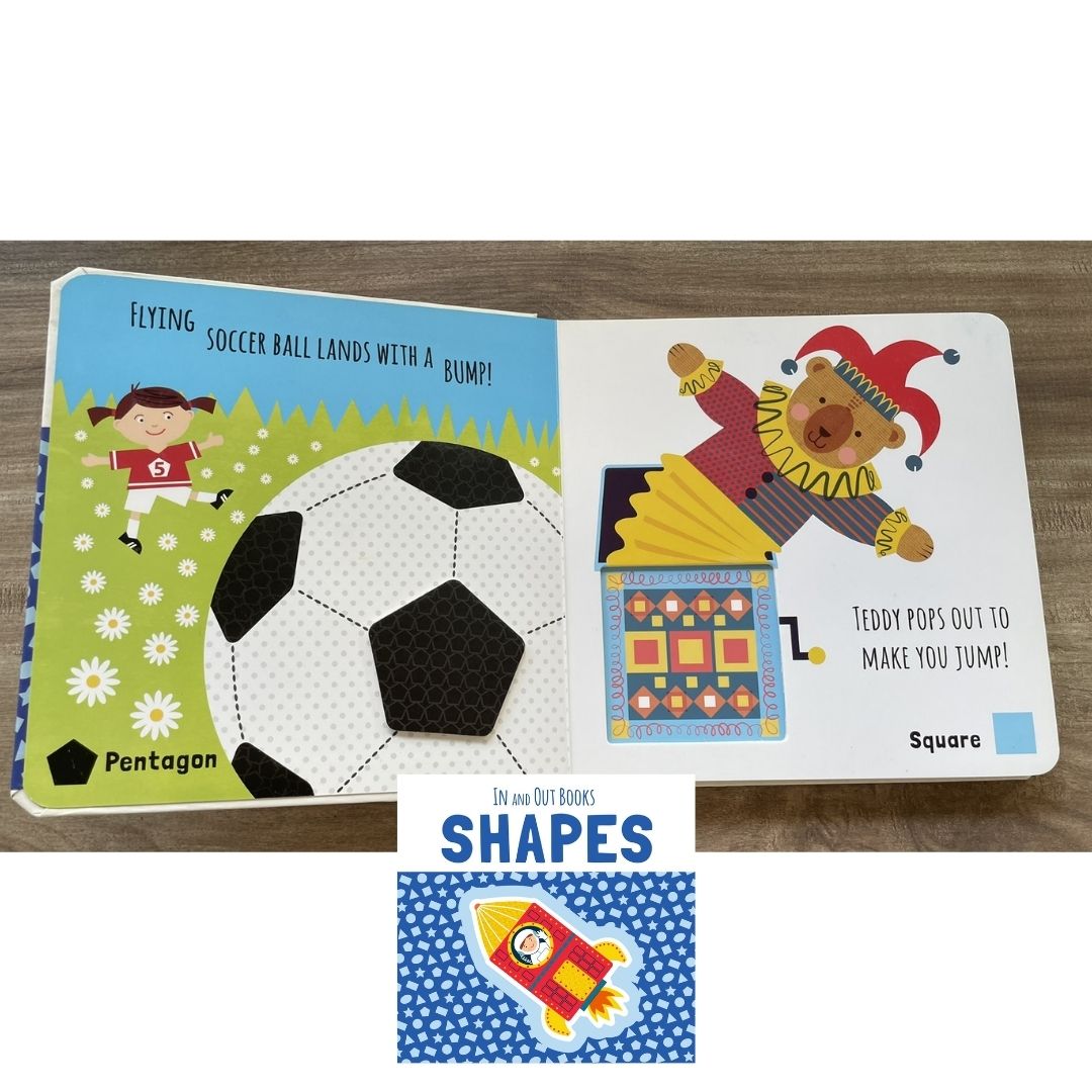 IN and OUT Board Books (SINGLES) Colors / Numbers / Opposites / Shapes (brand new, with SLIGHT DENTS on book cover)