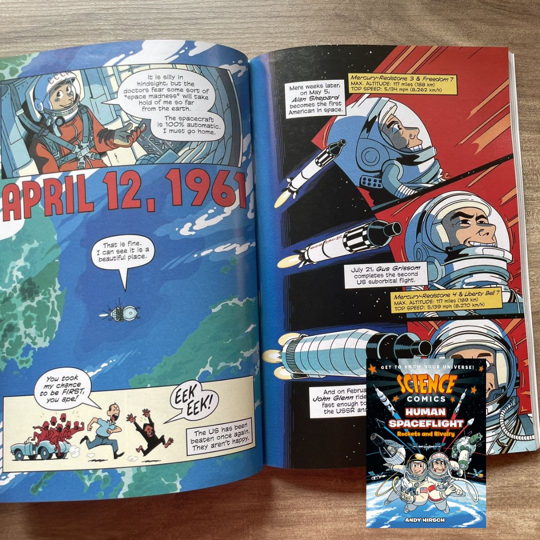 Science Comics (SINGLES, brand new softcover, w/ SLIGHT FOLDS) Computers / Deep Sea Creatures / Human Spaceflight