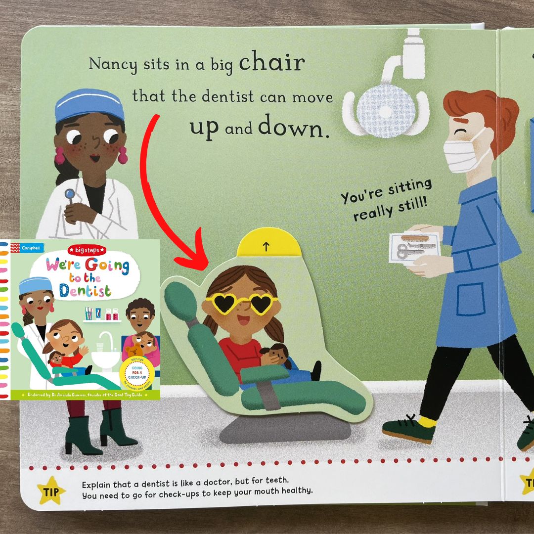 Campbell Big Steps (SINGLES) interactive BOARD BOOK - Can You Say Please/ Going to the Dentist/ Going to the Doctor/ Having a Baby/ Let's Wash Hands/ No More Dummies/ No More Nappies/ I'm Not Sleepy/ I'm Starting Nursery/ We Can Get Dressed