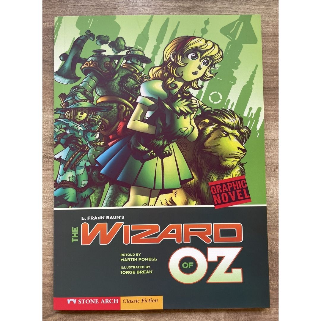Classic Fiction Graphic Novel (SINGLES) (Alice in Wonderland / Gulliver's Travels / The Hunchback of Notre Dame / The Wizard of Oz) brand new softcover, with SLIGHT TEARS/DENTS/FOLDS on book cover