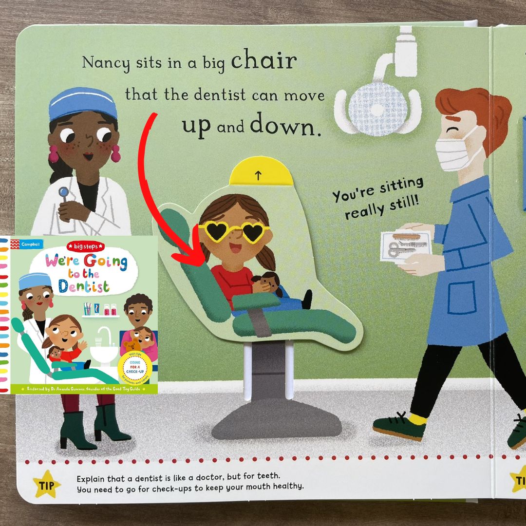 Campbell Big Steps (SINGLES) interactive BOARD BOOK - Can You Say Please/ Going to the Dentist/ Going to the Doctor/ Having a Baby/ Let's Wash Hands/ No More Dummies/ No More Nappies/ I'm Not Sleepy/ I'm Starting Nursery/ We Can Get Dressed