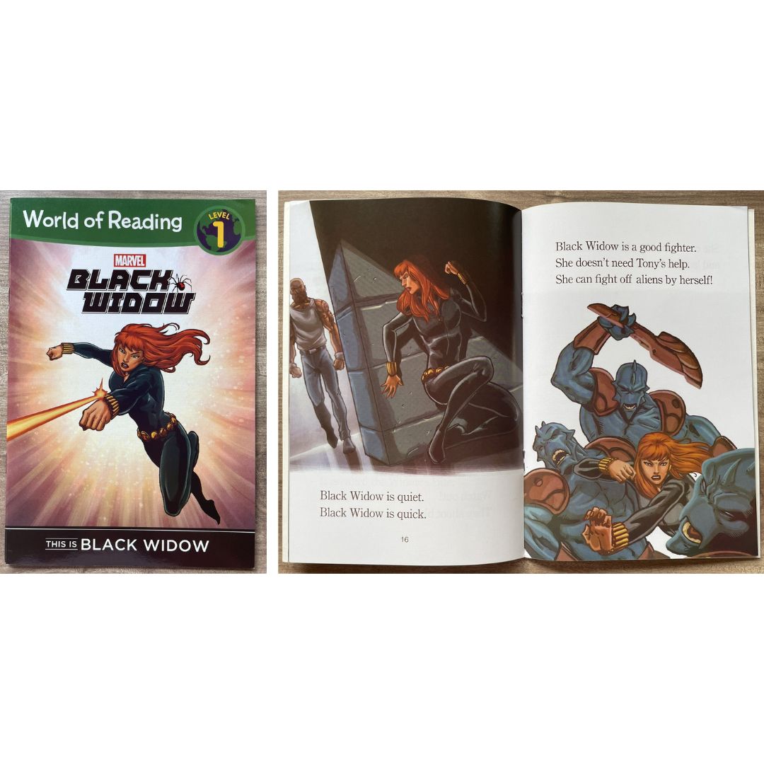 [With damage on some book pages, pls. see photos] World of Reading AVENGERS (17 books) (brand new softcover, no box) - Thor Iron Man Spiderman Hulk Captain America etc
