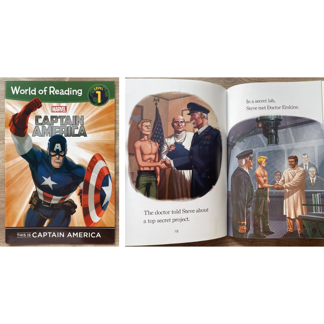 [With damage on some book pages, pls. see photos] World of Reading AVENGERS (17 books) (brand new softcover, no box) - Thor Iron Man Spiderman Hulk Captain America etc