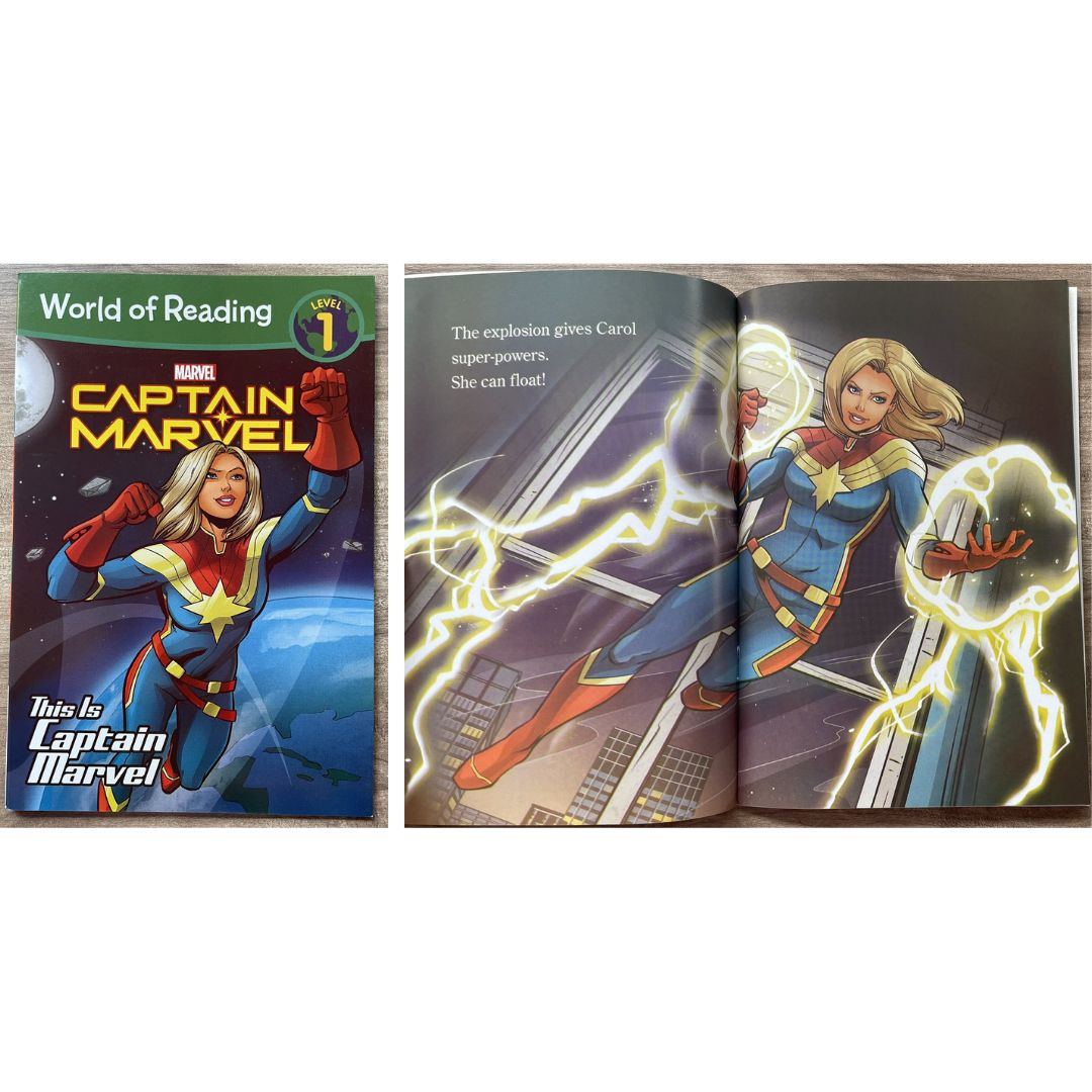 [With damage on some book pages, pls. see photos] World of Reading AVENGERS (17 books) (brand new softcover, no box) - Thor Iron Man Spiderman Hulk Captain America etc