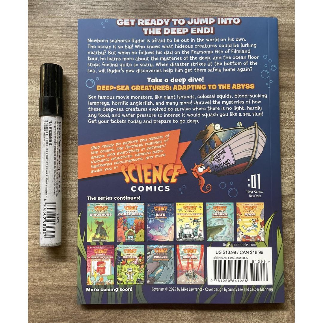 Science Comics (SINGLES, brand new softcover, w/ SLIGHT FOLDS) Computers / Deep Sea Creatures / Human Spaceflight