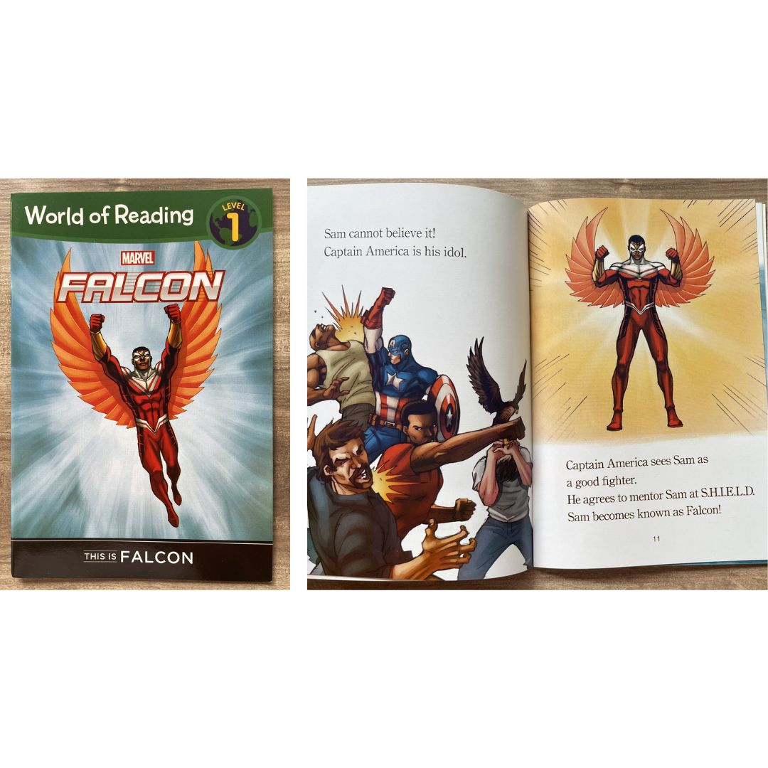 [With damage on some book pages, pls. see photos] World of Reading AVENGERS (17 books) (brand new softcover, no box) - Thor Iron Man Spiderman Hulk Captain America etc
