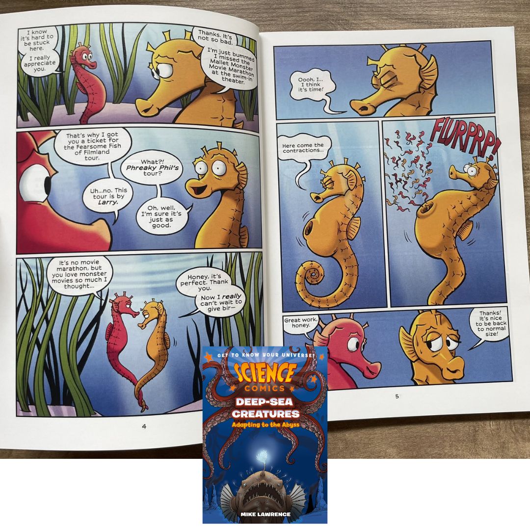 Science Comics (SINGLES, brand new softcover, w/ SLIGHT FOLDS) Computers / Deep Sea Creatures / Human Spaceflight