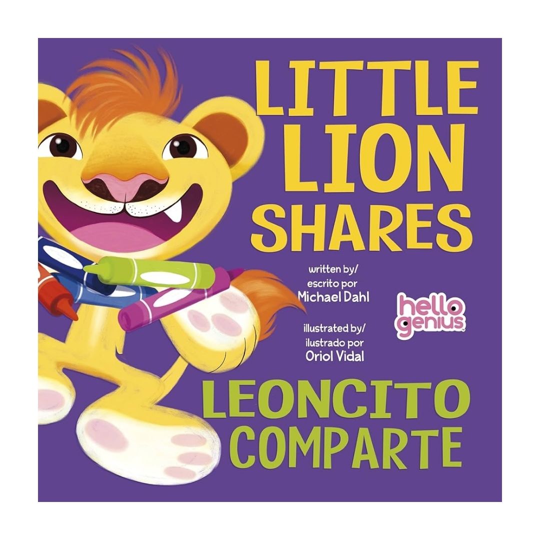 Hello Genius BOARD BOOKS (SINGLES) Little Dinos Don't Push / Just Breathe Bear / Little Lion Shares etc (book covers with SLIGHT DENTS)