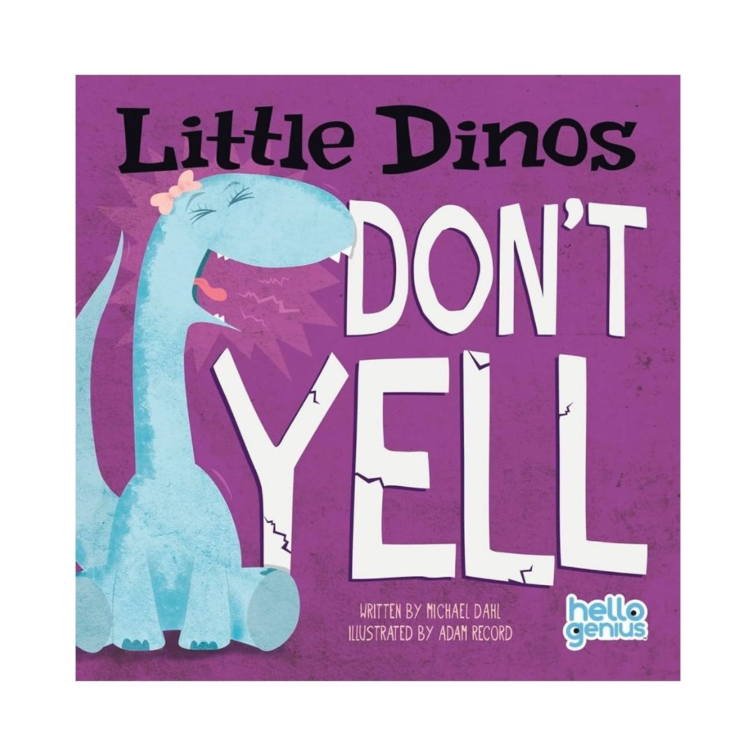 Hello Genius BOARD BOOKS (SINGLES) Little Dinos Don't Push / Just Breathe Bear / Little Lion Shares etc (book covers with SLIGHT DENTS)