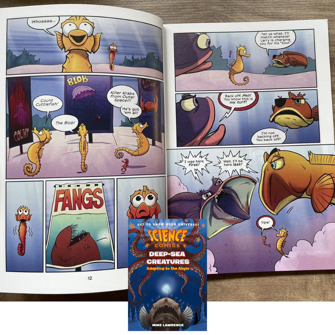 Science Comics (SINGLES, brand new softcover, w/ SLIGHT FOLDS) Computers / Deep Sea Creatures / Human Spaceflight