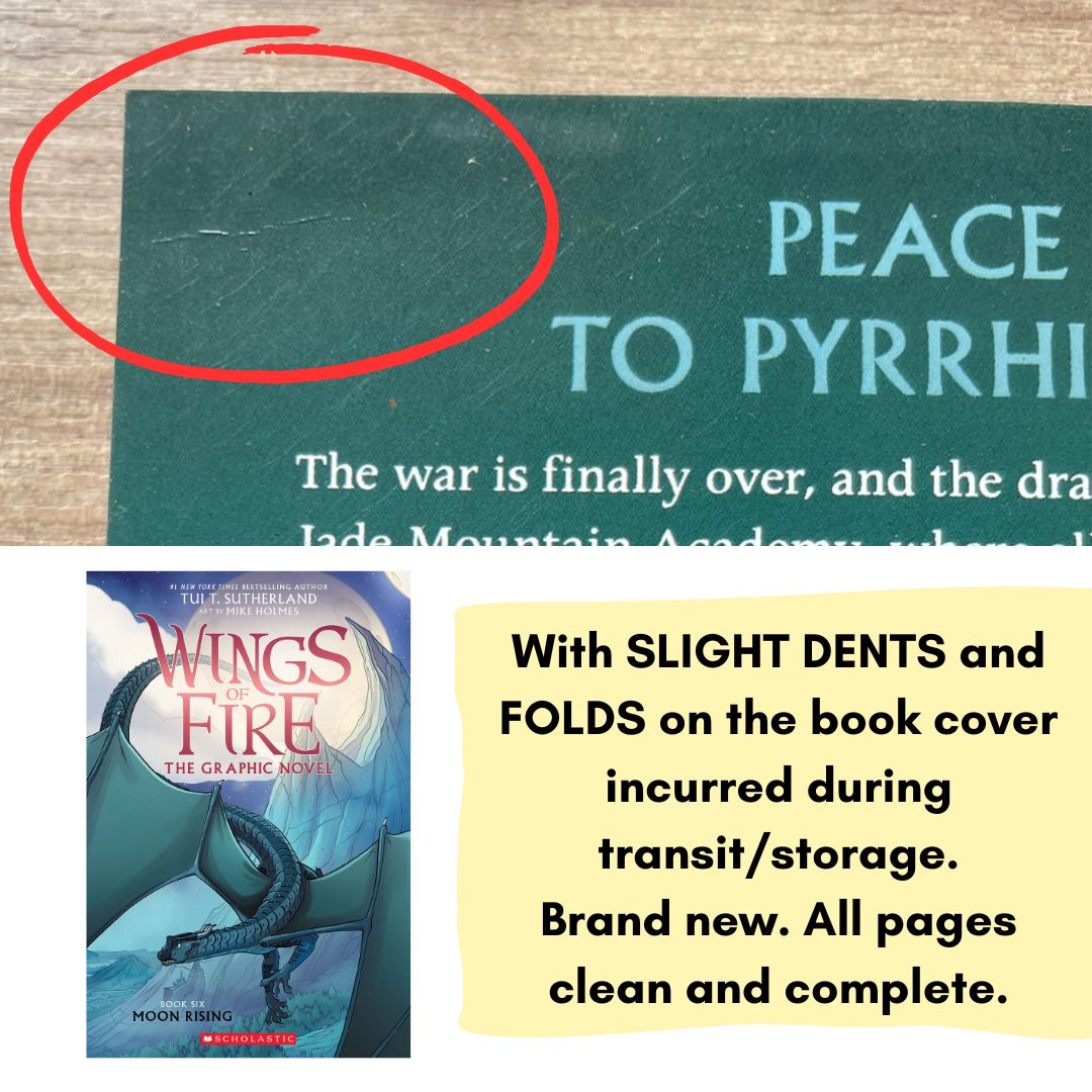 Wings of Fire Graphic Novels (SINGLES, brand new softcover, with SLIGHT FOLDS on book cover)